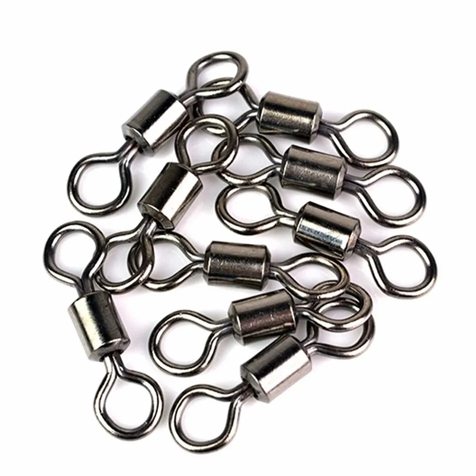GIRADOR DESTORCEDOR Pesca 100% Aço Inoxidável Anti-Corrosão Engate Rápido Kit