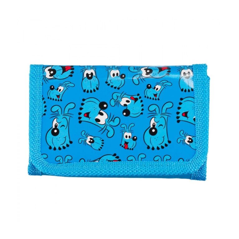 Carteira Infantil Azul Bidu Turma Da Mônica