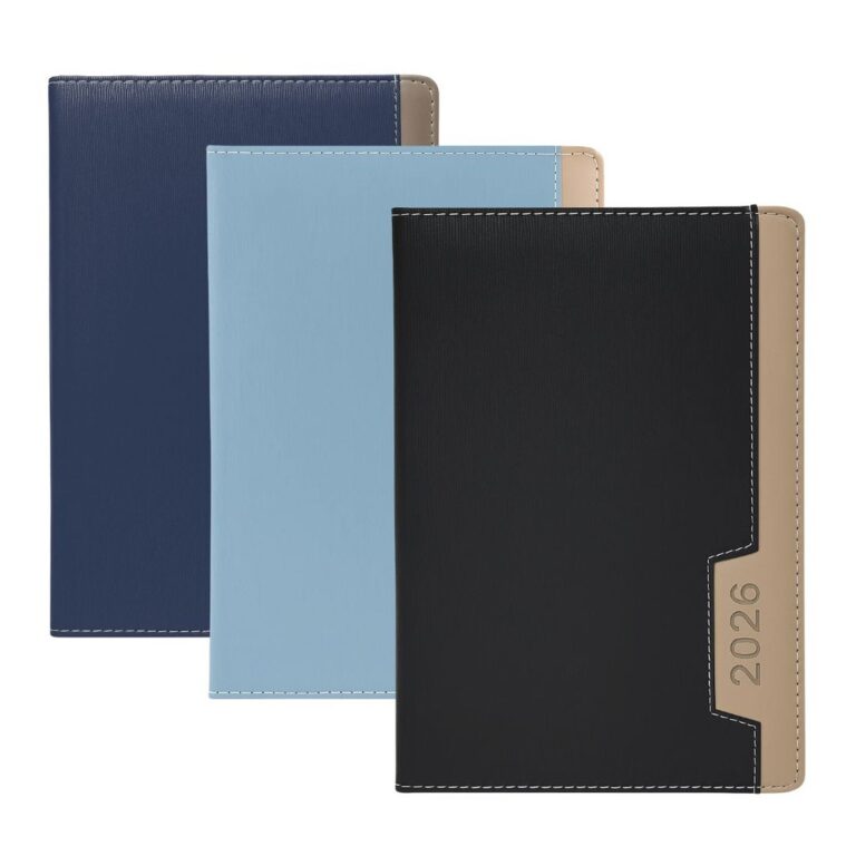 Agenda Diaria 2026 Planificadora Elegante Couro &#