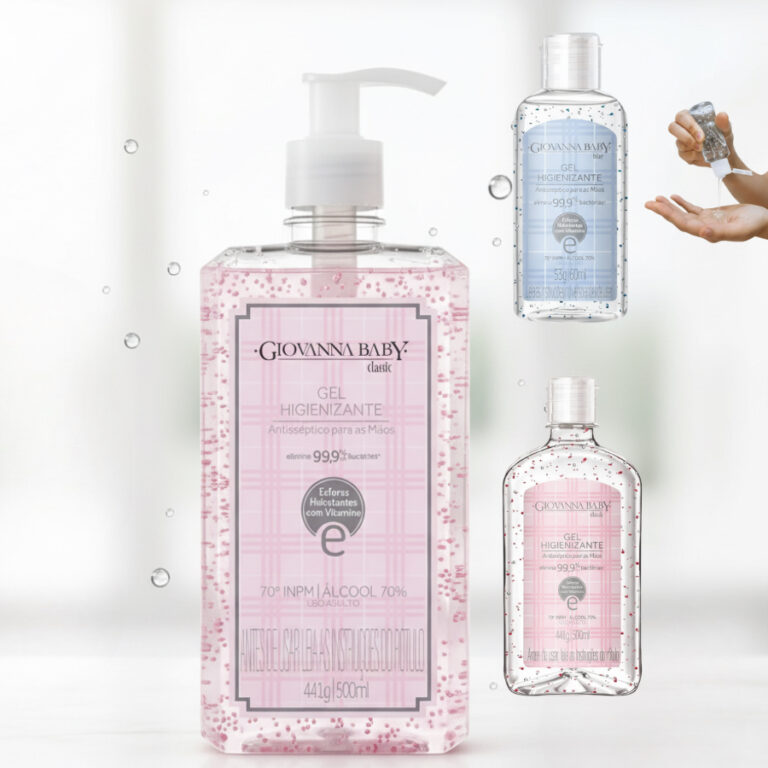 Álcool em Gel Giovanna Baby Classic Blue 500ml 60