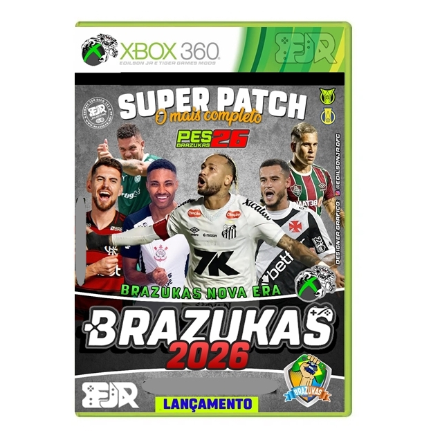 PES 2026 BRAZUKAS OUTUBRO XBOX 360