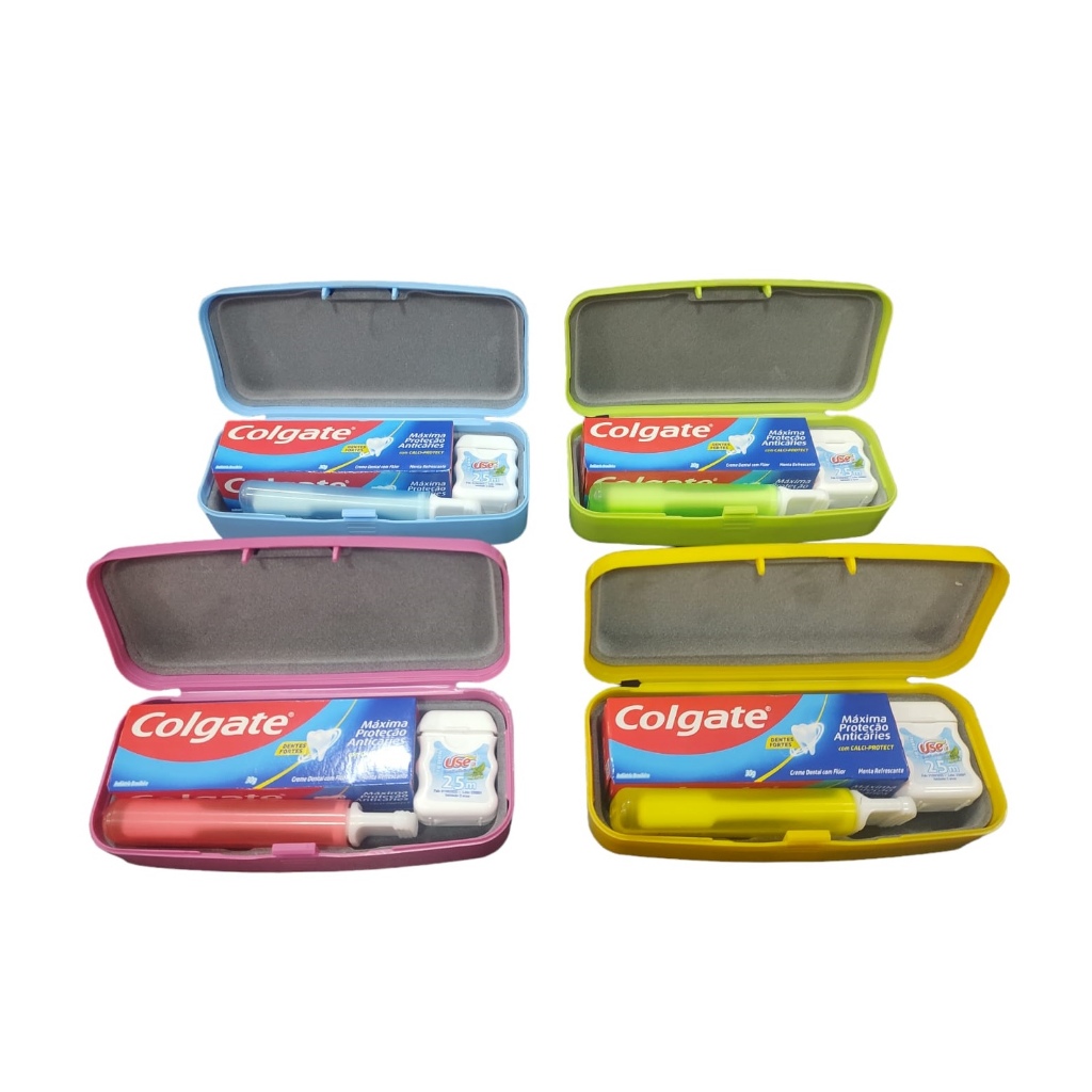 Kit Higiene Dental Viagem C/ Estojo