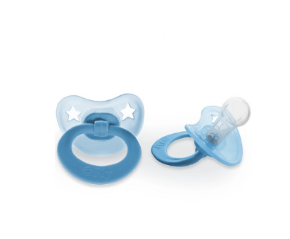 CHUPETA ESTRELA BICO SILICONE SIMETRICO – TA