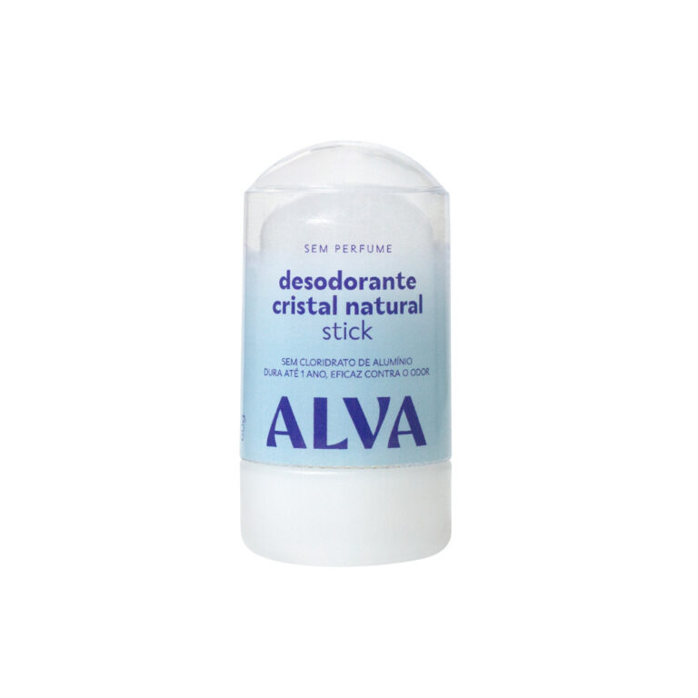 Desodorante Cristal Stick Vegano 60g Alva