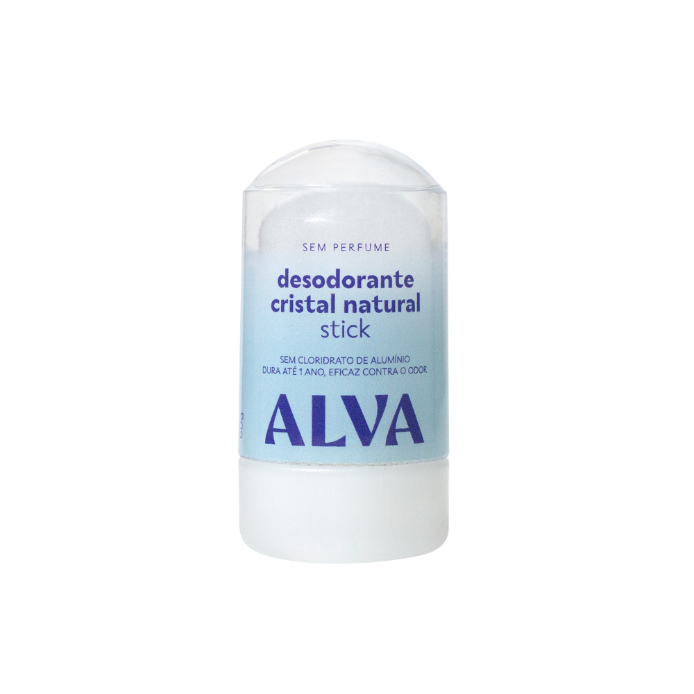 Desodorante Cristal Stick Vegano 60g Alva