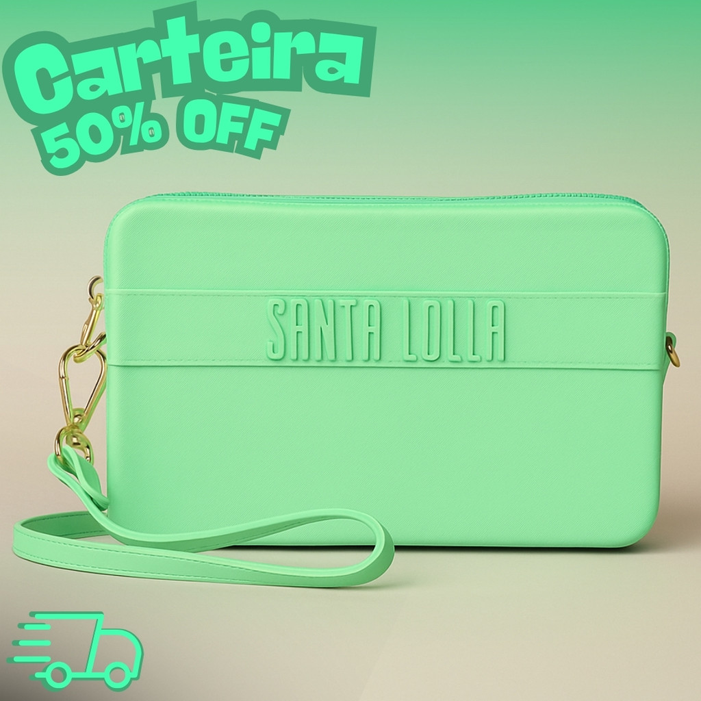 Carteira de Mão Feminina Moderna Compacta Dia a Dia Tendência 2025
