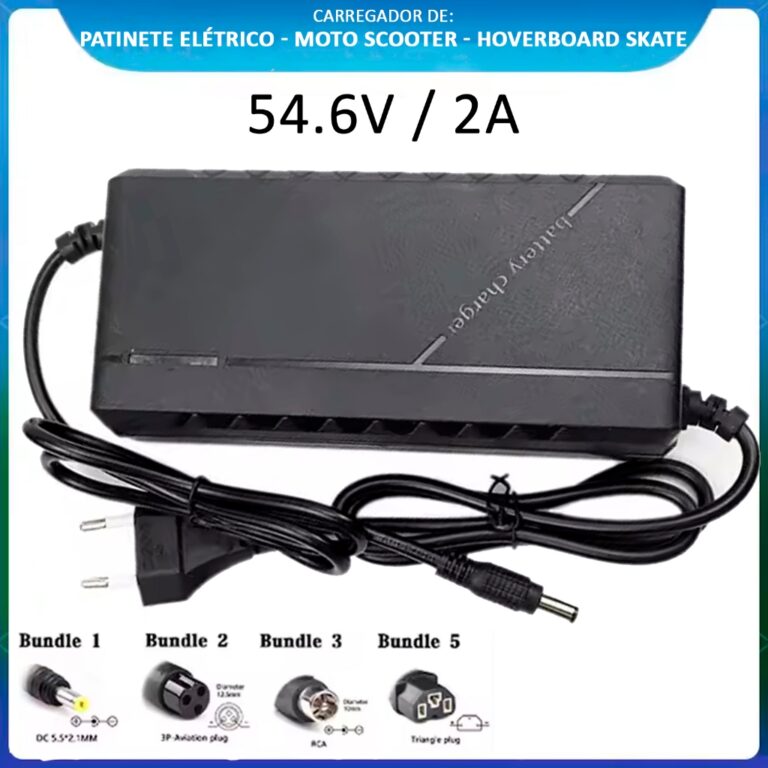 Fonte Carregador 3 em 1 para Patinete Hoverboard S