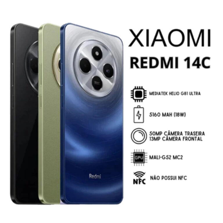 Xiaomi Redmi 14C 8+8GB+256GB 50MP Dual Rear Camera