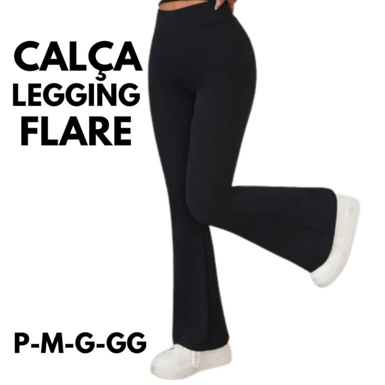 Calça Legging Feminina Flare Bailarina PROMOÇÃO