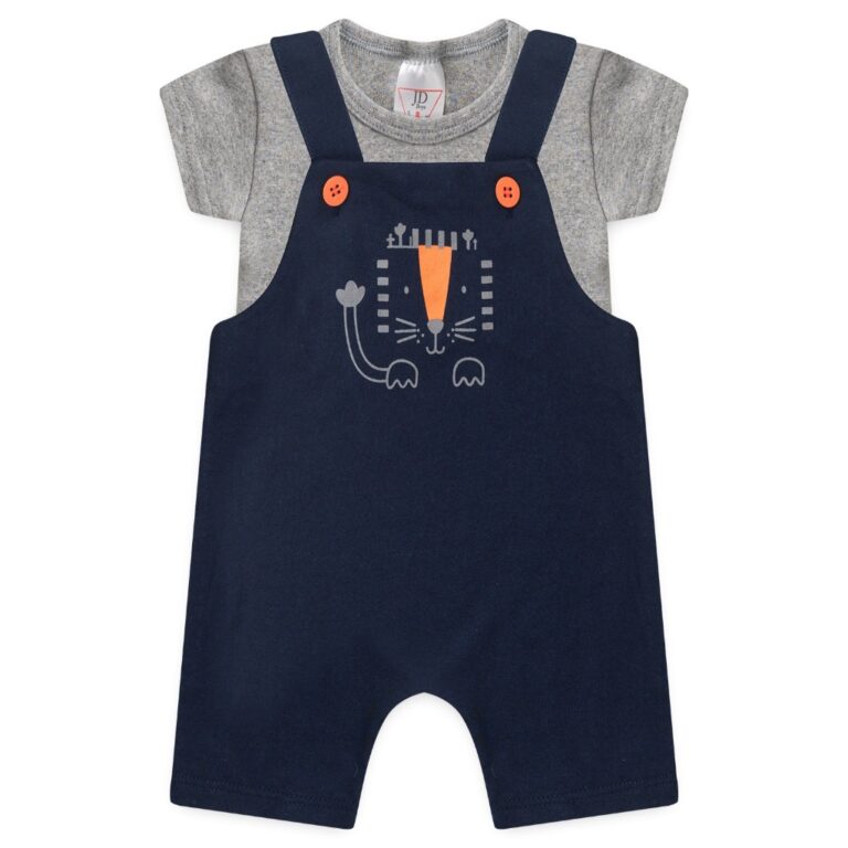 Jardineira Meninos com Camiseta Curta – JD K