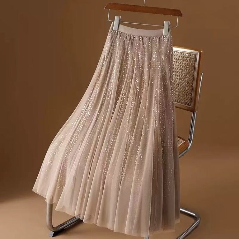 Saia de Tule com Paetê de Melhor Qualidade Saia L