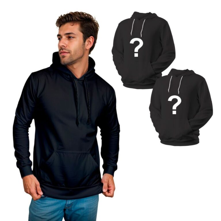 Moletom Canguru Colorido Adulto Unissex Com Pequen