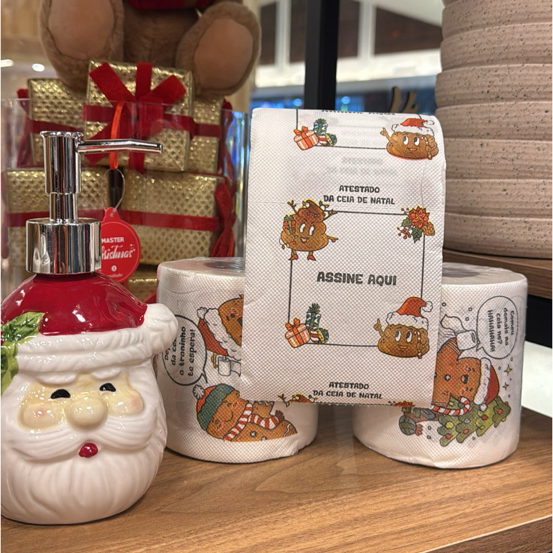 Papel higiênico decorado papel de rolo de papel para banheiro tema Páscoa