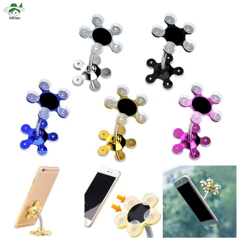 Suporte Para Celular Ventosa Flexivel VIP Mesa Estante Porta celular Articulavel Universal 360° grau
