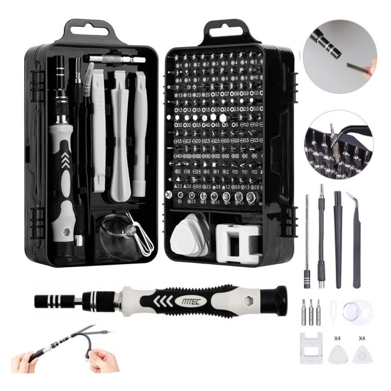 Kit Ferramentas 115 Peças Jogo Mini Chaves Precis