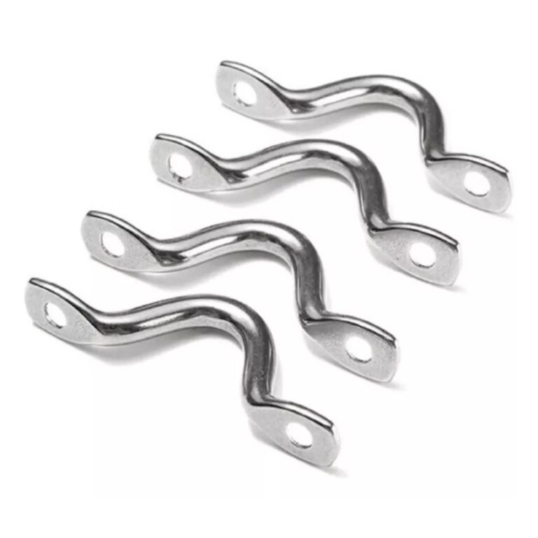 Kit 4 Alça Omega Convés Inox Capota Defensa Barc