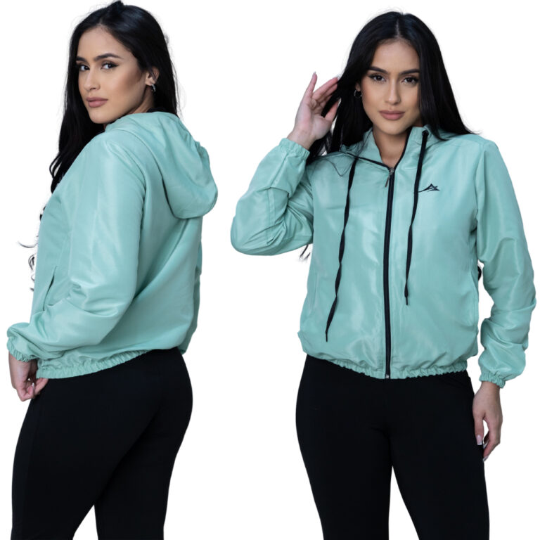 Jaqueta Corta Vento Feminino com Log A Leve é Con