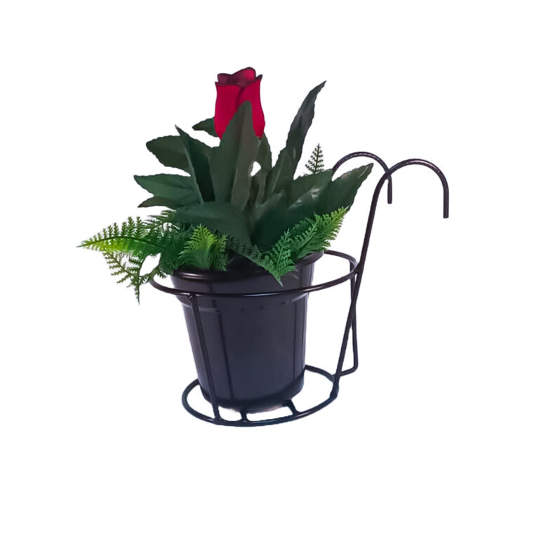 Cesto Porta Vaso Aramado Pendurar Sacada Prédio A