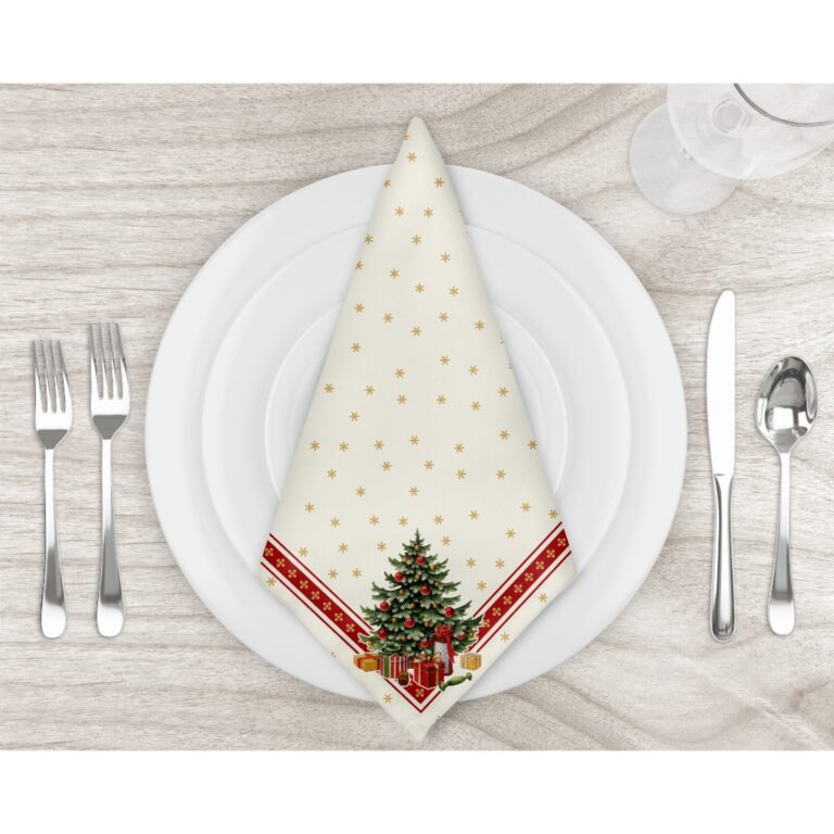 Guardanapo Estampado de Natal 45x45cm – Pont