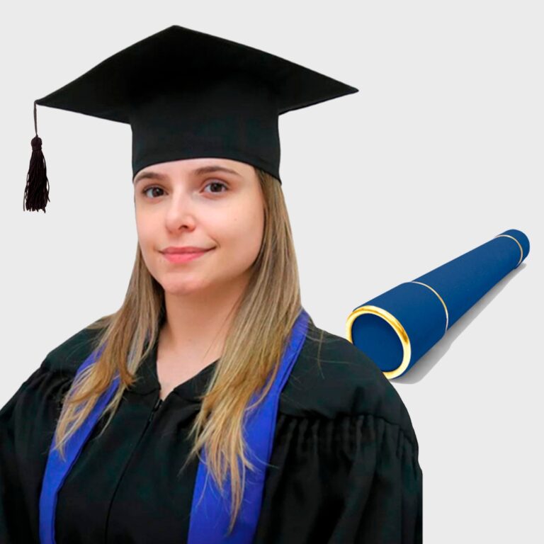 Capelo + canudo para formatura a pronta entrega .