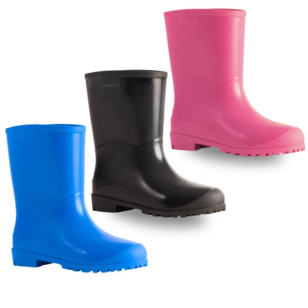Bota Galocha Infantil PVC Casual Cano Médio Innpro Kids