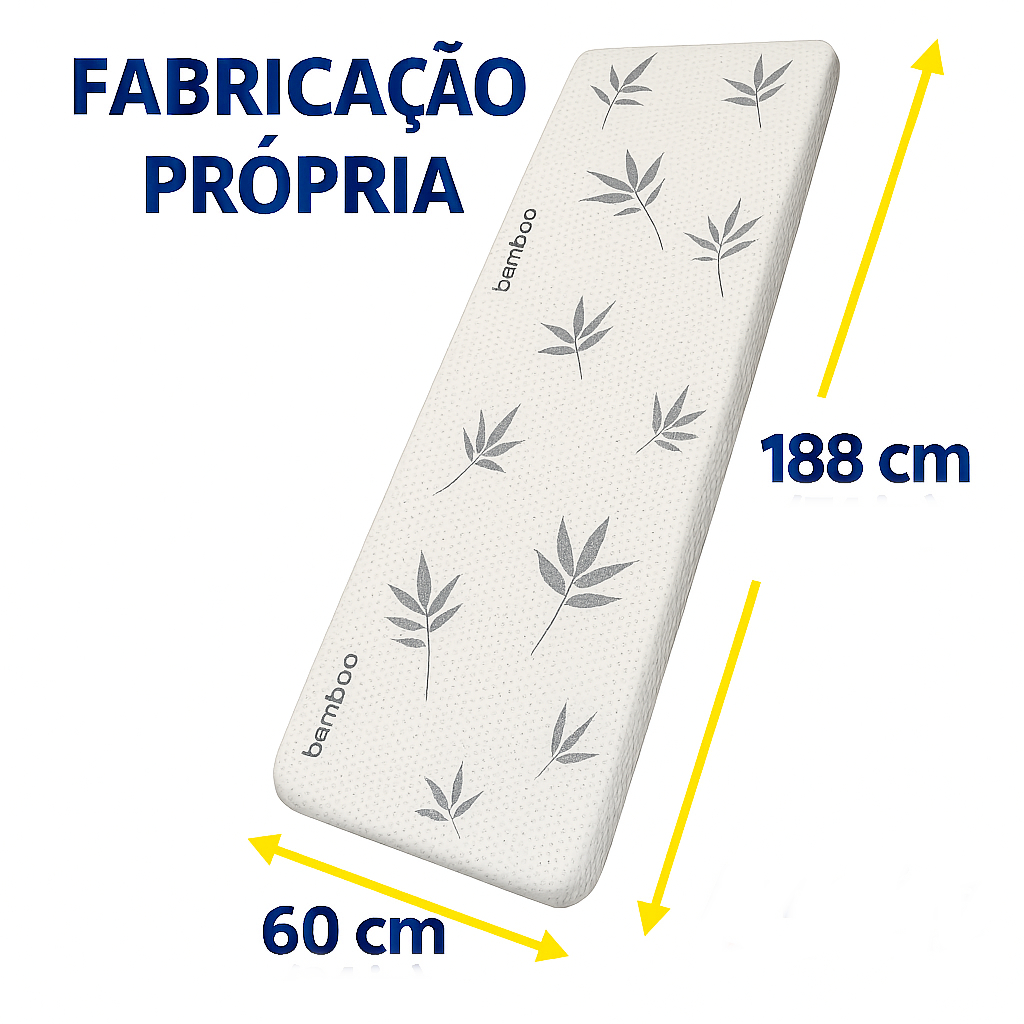Colchão Colchonete Estampa Personalizada Para Acampar Dormir Conforto 1,88 x 60 x 3 cm