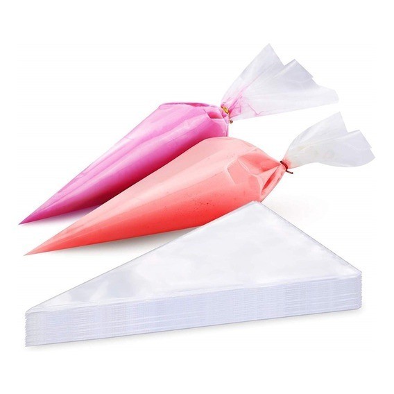 100 unidades Saco De Confeitar Descartável Confei