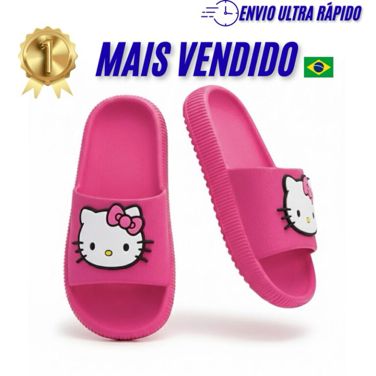 Chinelo Sandália Nuvem Slide Hello Adulto Infanti