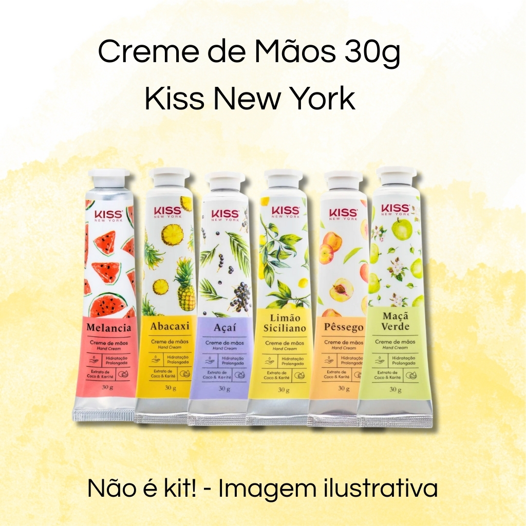 Hidratante para mãos 30g –  Kiss New York