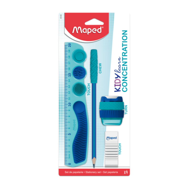 Kit Escrita Concentração Kidy Learn concentration – Maped