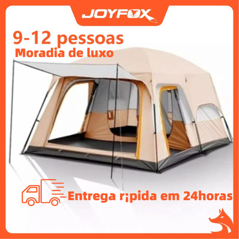 JOYFOX Barraca Camping Acampamento 9-12 Pessoas Gr