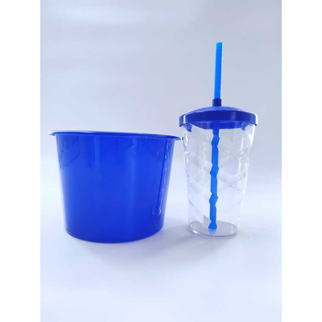 15 Kits Cineminha Balde 1,5 Litros +copo Twister 500ml