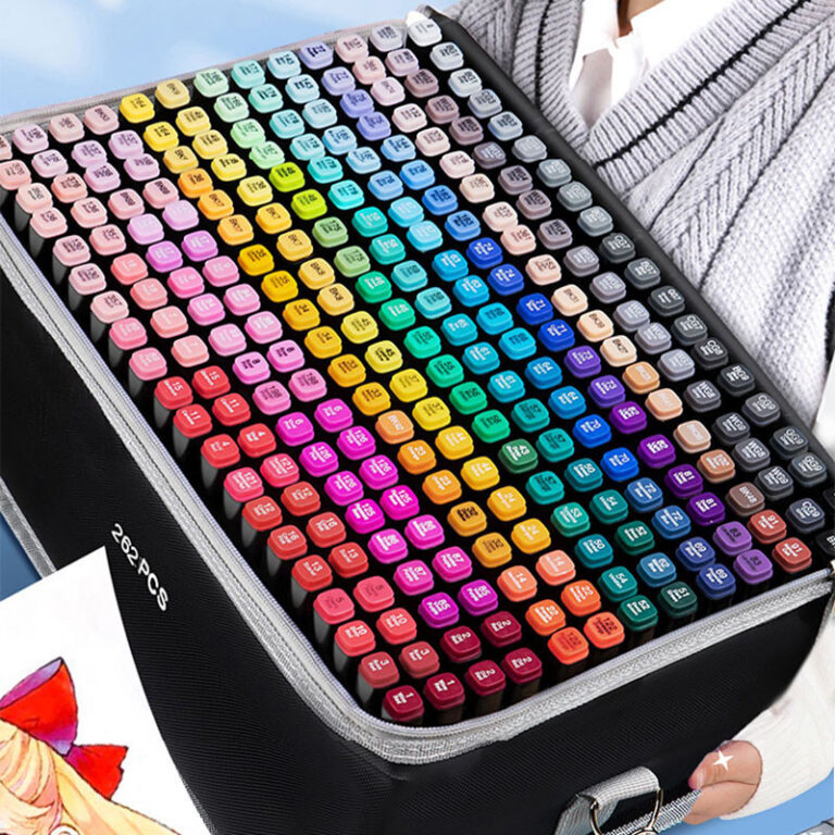 Conjunto de 60-262 canetas marcadoras-Cabeça dupl