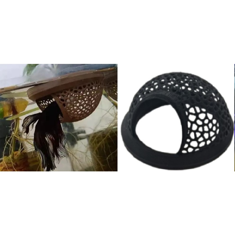 Esconderijo Flutuante para Aquário  Ideal para Bettas e Peixes Pequenos