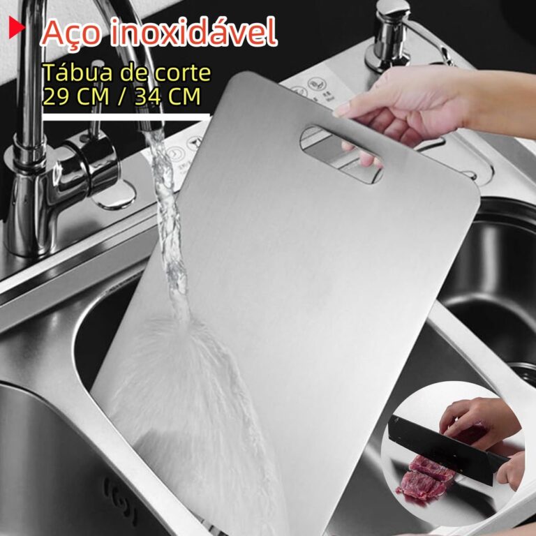 Tábua de corte em aço inox de alta qualidade  ve