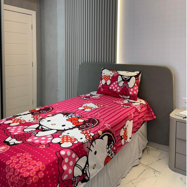 Lençol Solteiro + 1 fronha / Estampas Variadas &#