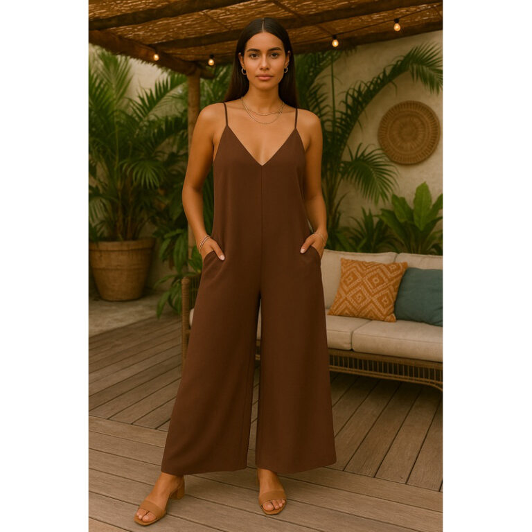 Macacão Feminino com Bolso