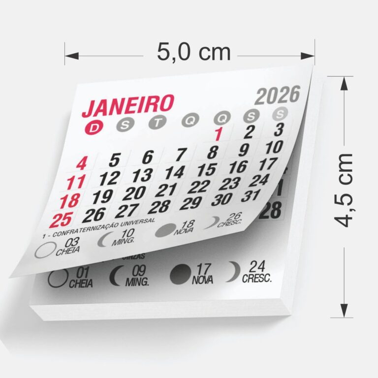 25 Mini blocos para ímã de geladeira – Cal