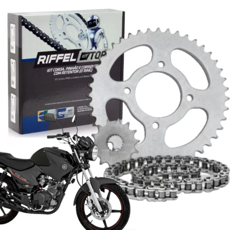 Kit Relacao Tracao Transmissao Ybr 125 Factor 125 