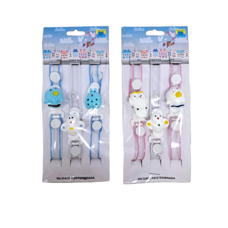 Prendedor de chupeta C/ 3 Unidades (146)