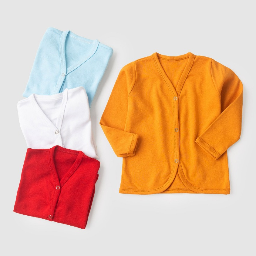 Casaquinho Bebê Minimalista Suedine com Botões (P/M/G/1) – Bebê Fofuxo