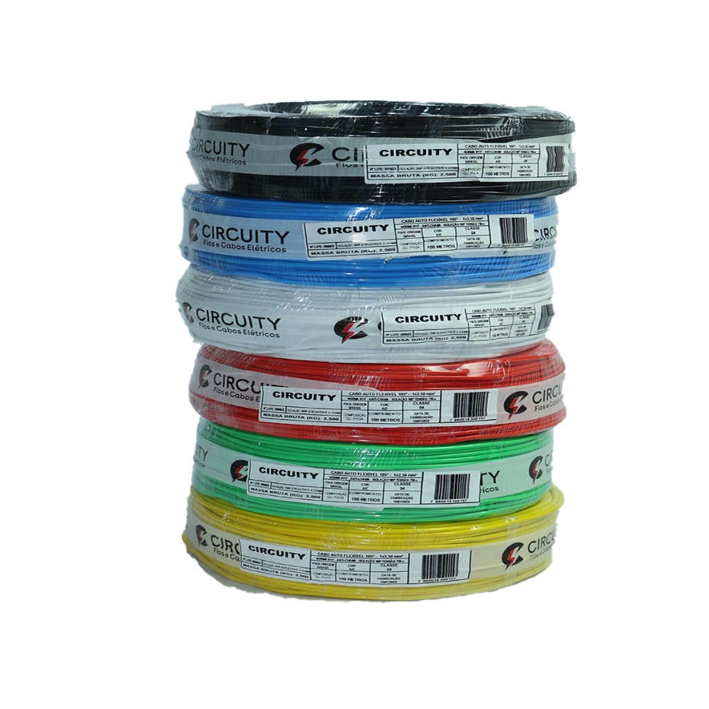 Fio 2,5 Dois e Meio 100 Metros Flexivel