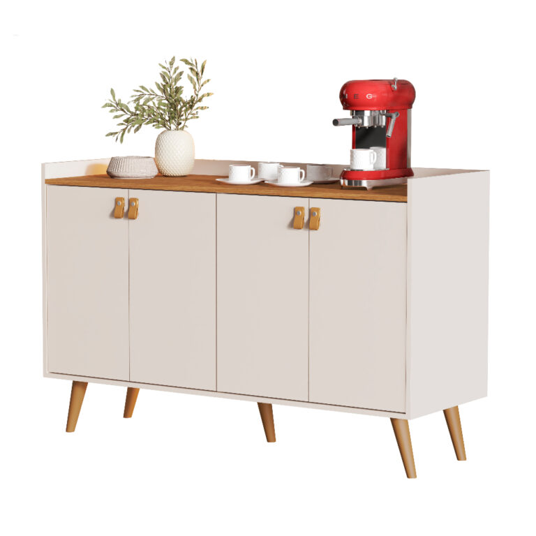 *Aparador Sala De Estar Buffet Retrô Cantinho Do 