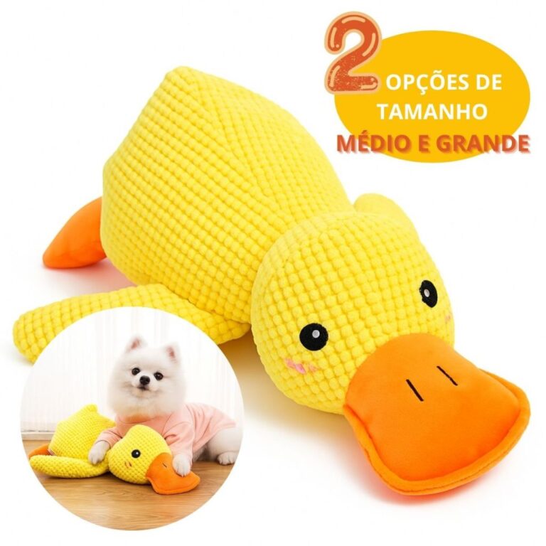 Brinquedo De Pelúcia Para Cachorro Pato Com Som I