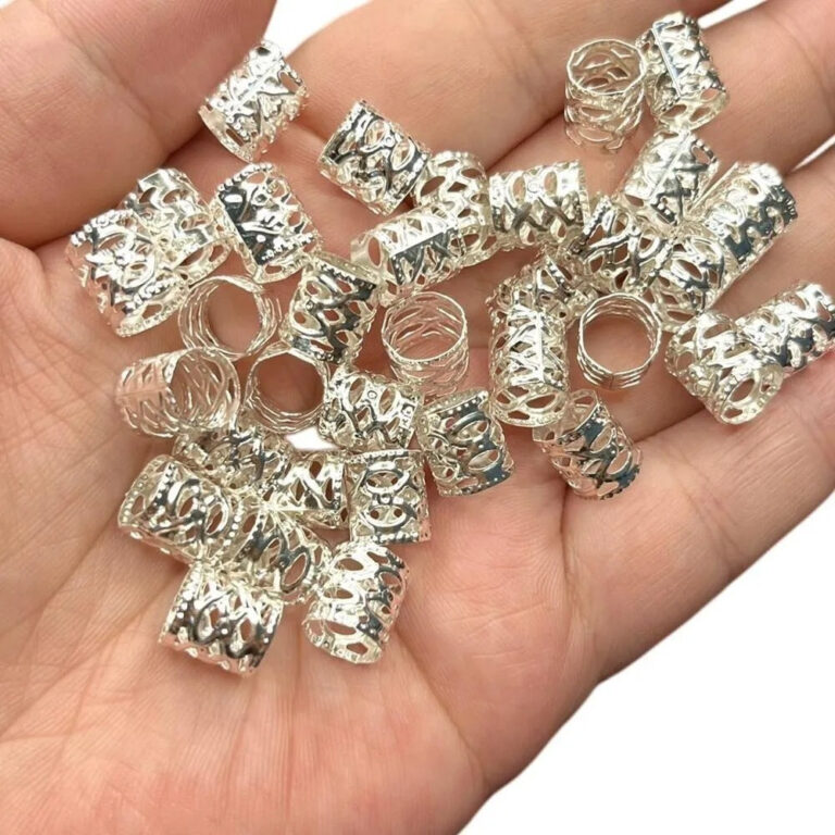 Kit 300 Anéis Reguláveis Para Trança Box Braids