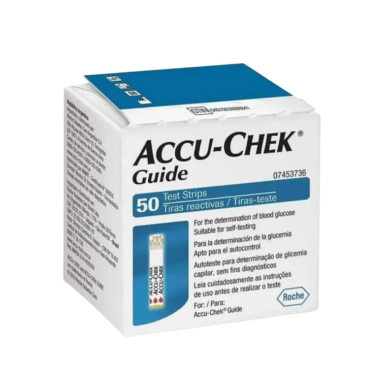 Tiras Medidor Glicemia Accu Check Guide 50 Unidade