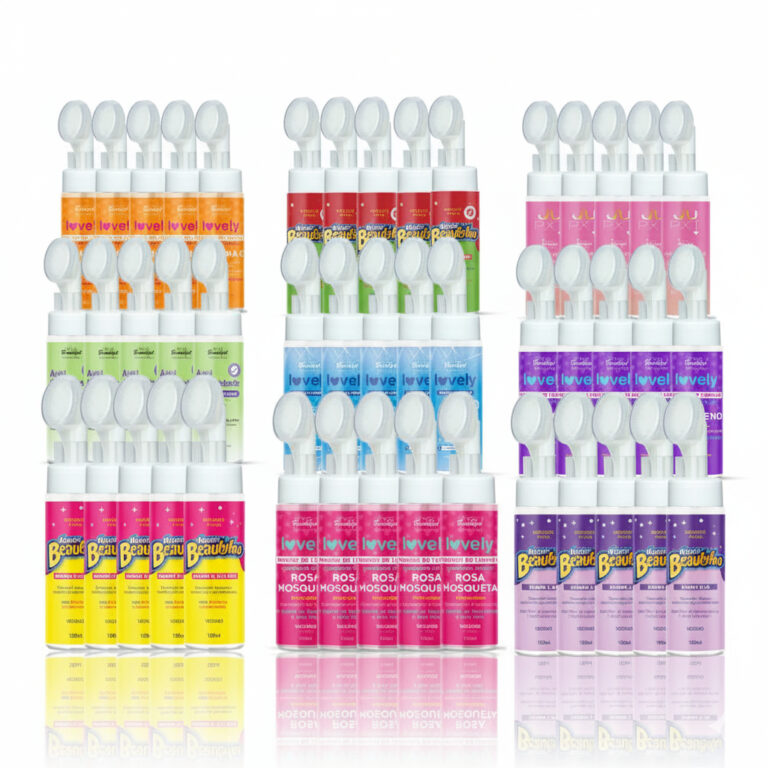 Kit 05 Sabonetes Mousse de Limpeza Facial Face Bea