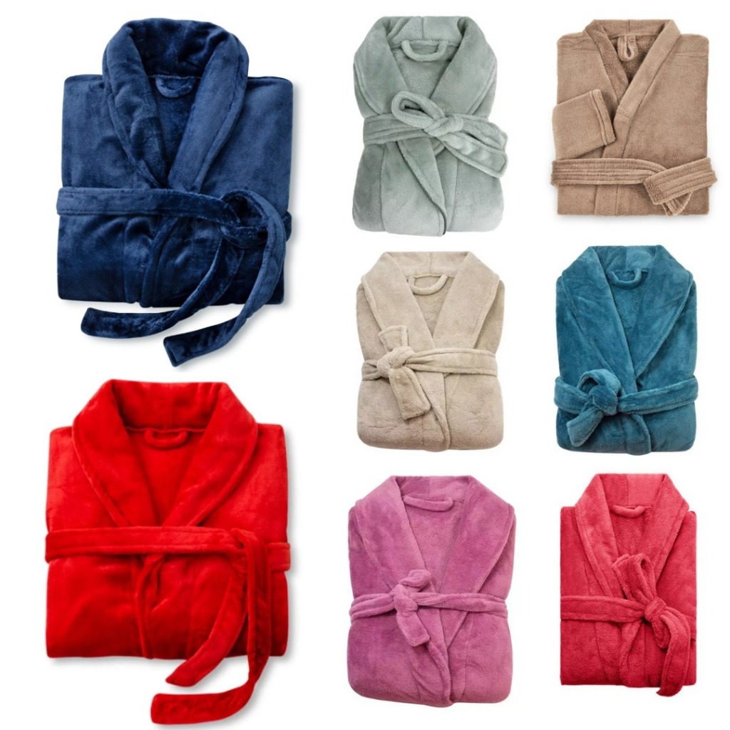 Roupão de Banho Feminino Microfibra Super Macio Premium