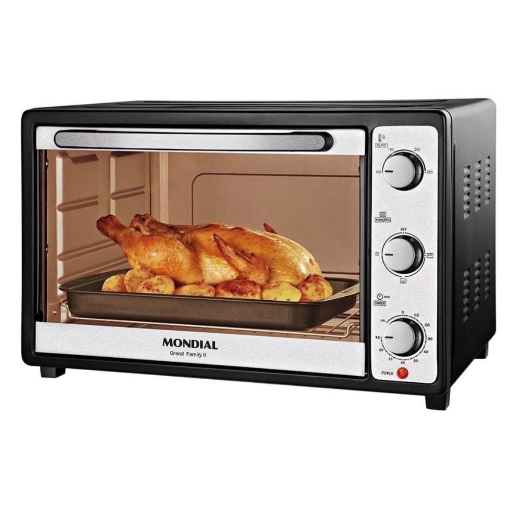 forno elétrico mondial 52 litros alta capacidade