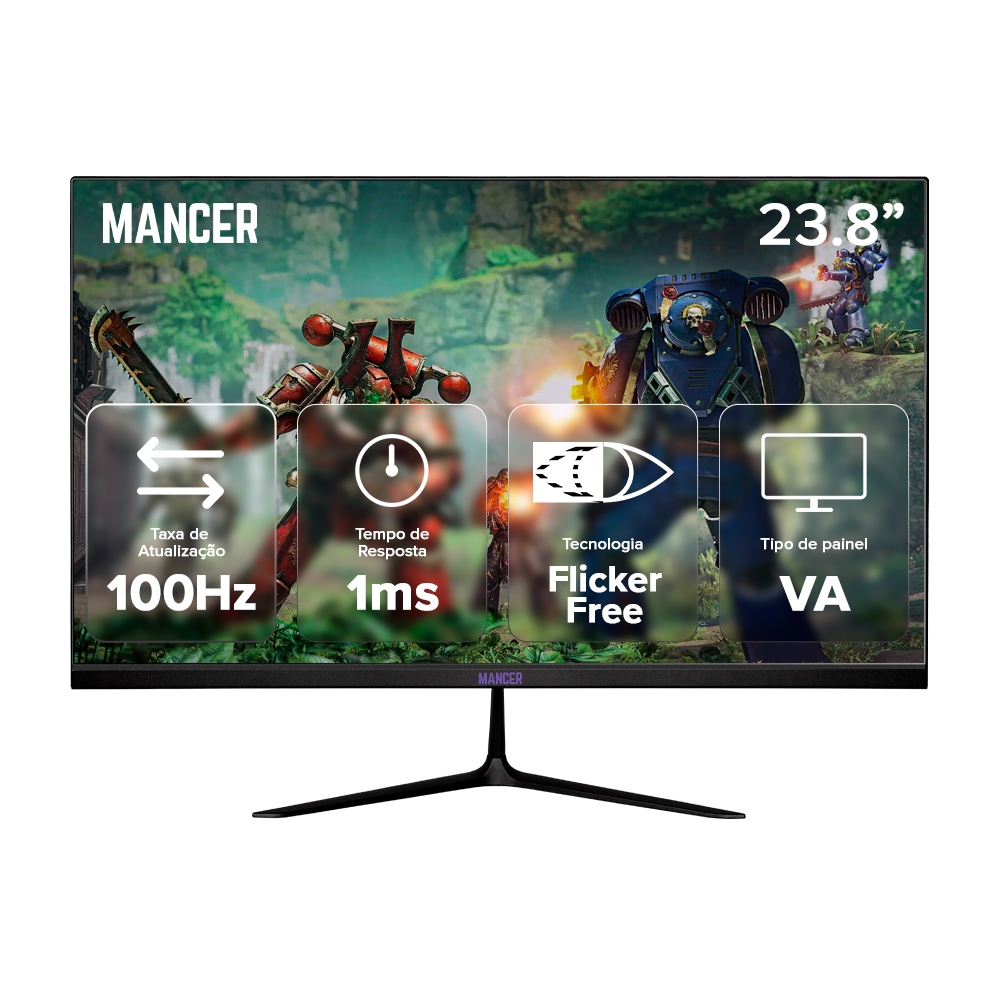 Monitor Gamer Mancer Horizon Z2, 23.8 Pol, VA, FHD, 100Hz, 1ms, HDMI/VGA, MCR-HZN24-BL2